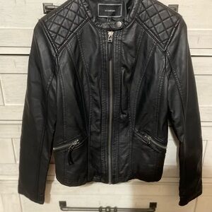 Le Chateau jacket size S faux leather casual coat moto